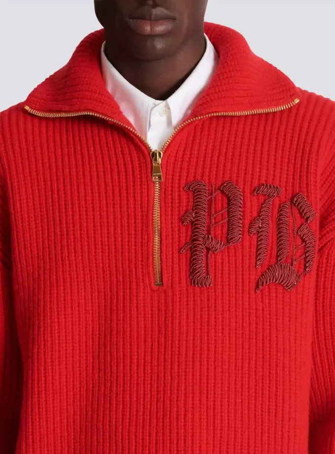 Cable knit jumper