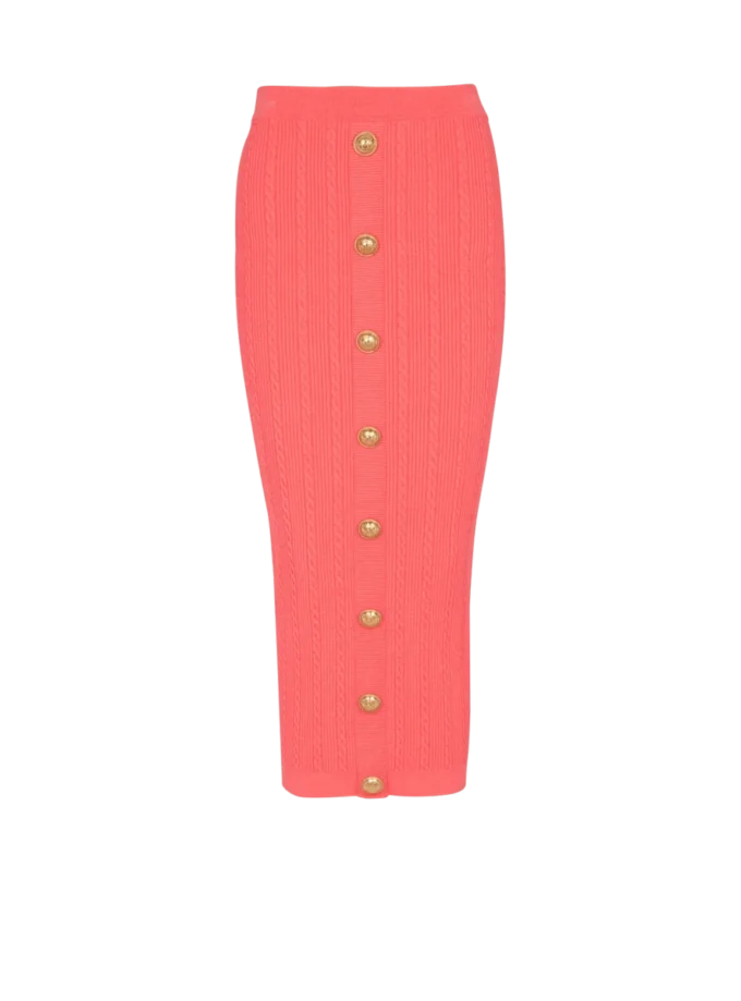 Cable-knit midi skirt Cable-knit midi skirt