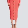 Cable-knit midi skirt Cable-knit midi skirt