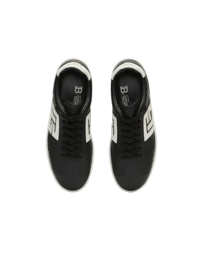 Calfskin Balmain Swan trainers