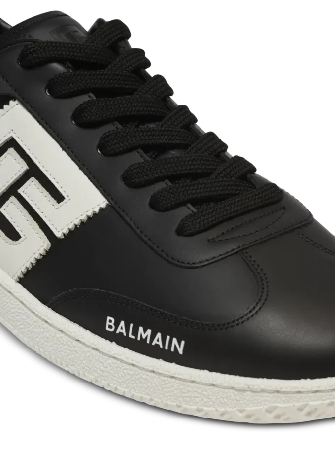 Calfskin Balmain Swan trainers