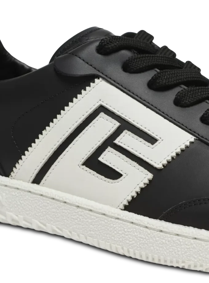 Calfskin Balmain Swan trainers