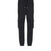 Cargo joggers with Balmain Paris print
