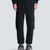 Cargo joggers with Balmain Paris print