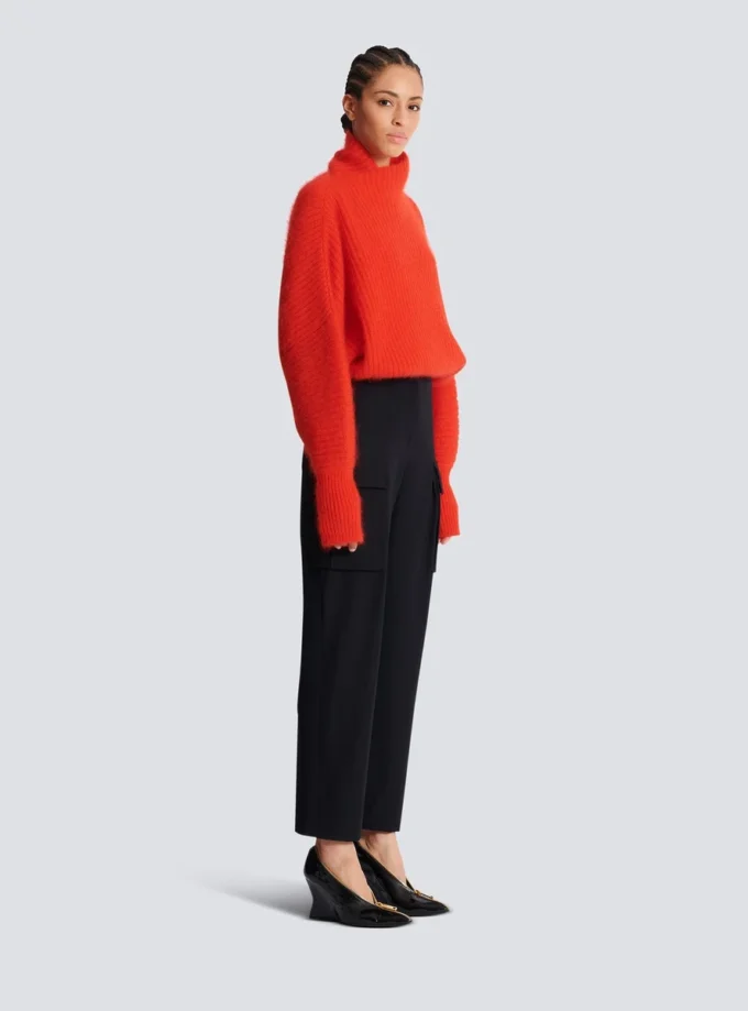 Cargo pants in grain de poudre wool Cargo pants in grain de poudre wool