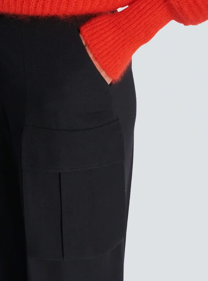 Cargo pants in grain de poudre wool Cargo pants in grain de poudre wool