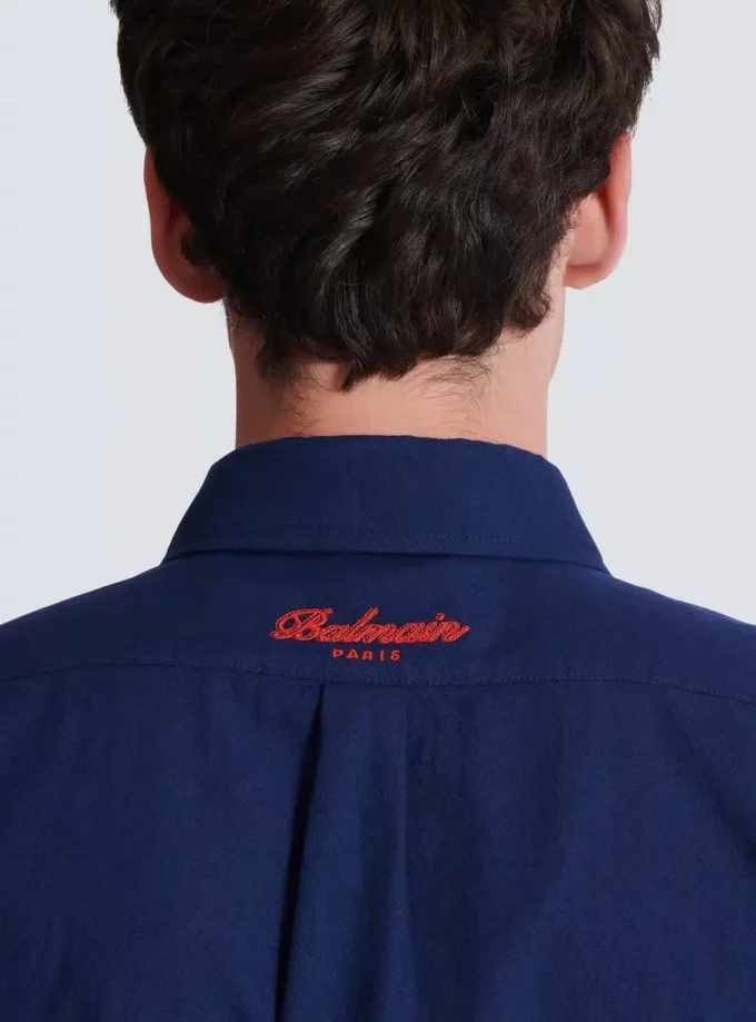College Emblem shirt in Oxford cotton College Emblem shirt in Oxford cotton