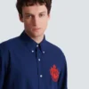 College Emblem shirt in Oxford cotton College Emblem shirt in Oxford cotton