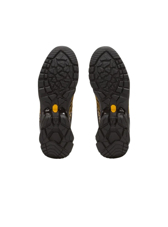 Cosmic Dust glazed leather trainers
