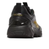 Cosmic Dust glazed leather trainers
