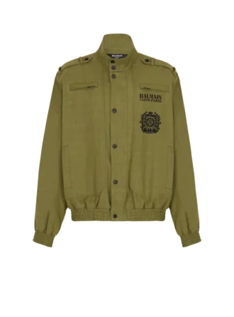 Cotton aviator-style jacket