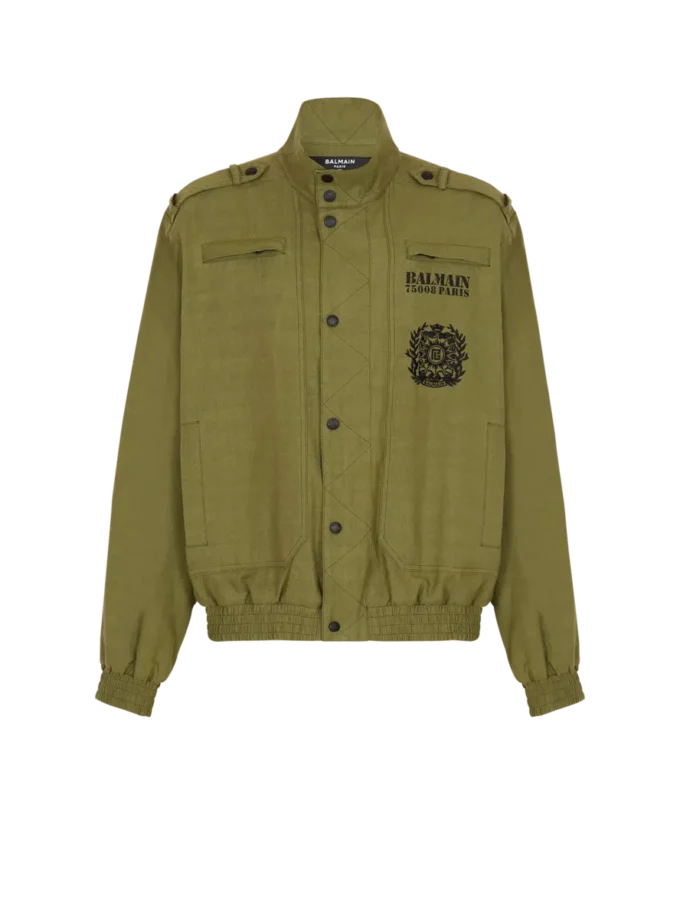 Cotton aviator-style jacket