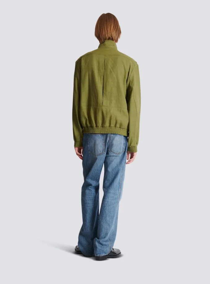 Cotton aviator-style jacket