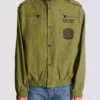Cotton aviator-style jacket