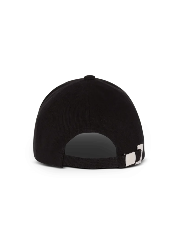 Cotton baseball cap with Balmain Signature embroidery