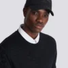 Cotton baseball cap with Balmain Signature embroidery