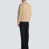 Cotton canvas bomber jacket