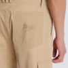 Cotton canvas cargo Bermuda shorts