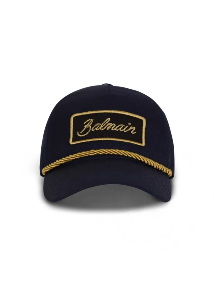 Cotton cap with cord Cotton cap with cord