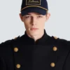 Cotton cap with cord Cotton cap with cord