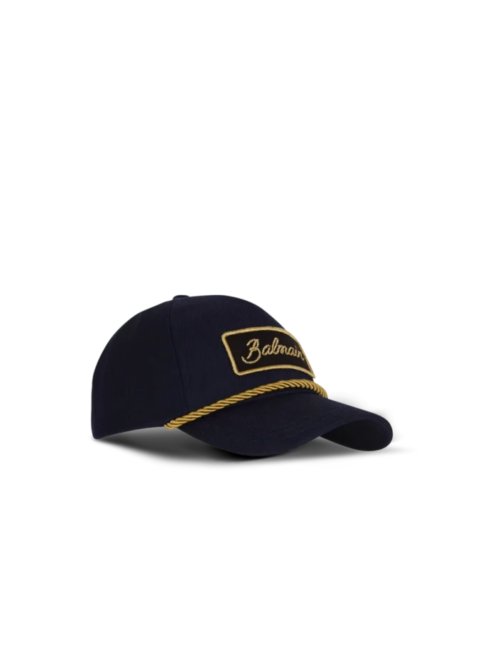 Cotton cap with cord Cotton cap with cord