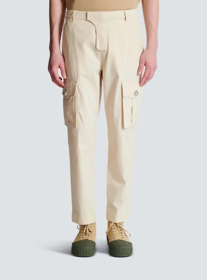 Cotton cargo trousers