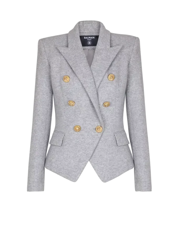 Cotton knit 6-buttons jacket Cotton knit 6-buttons jacket