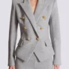 Cotton knit 6-buttons jacket Cotton knit 6-buttons jacket