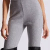 Cotton knit leggings