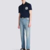 Cotton polo shirt with Écusson print Cotton polo shirt with Écusson print