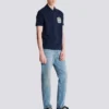 Cotton polo shirt with Écusson print Cotton polo shirt with Écusson print