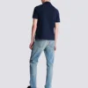 Cotton polo shirt with Écusson print Cotton polo shirt with Écusson print