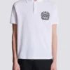 Cotton polo shirt with Écusson print Cotton polo shirt with Écusson print