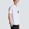 Cotton polo shirt with Écusson print Cotton polo shirt with Écusson print