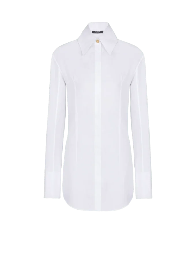 Cotton poplin shirt