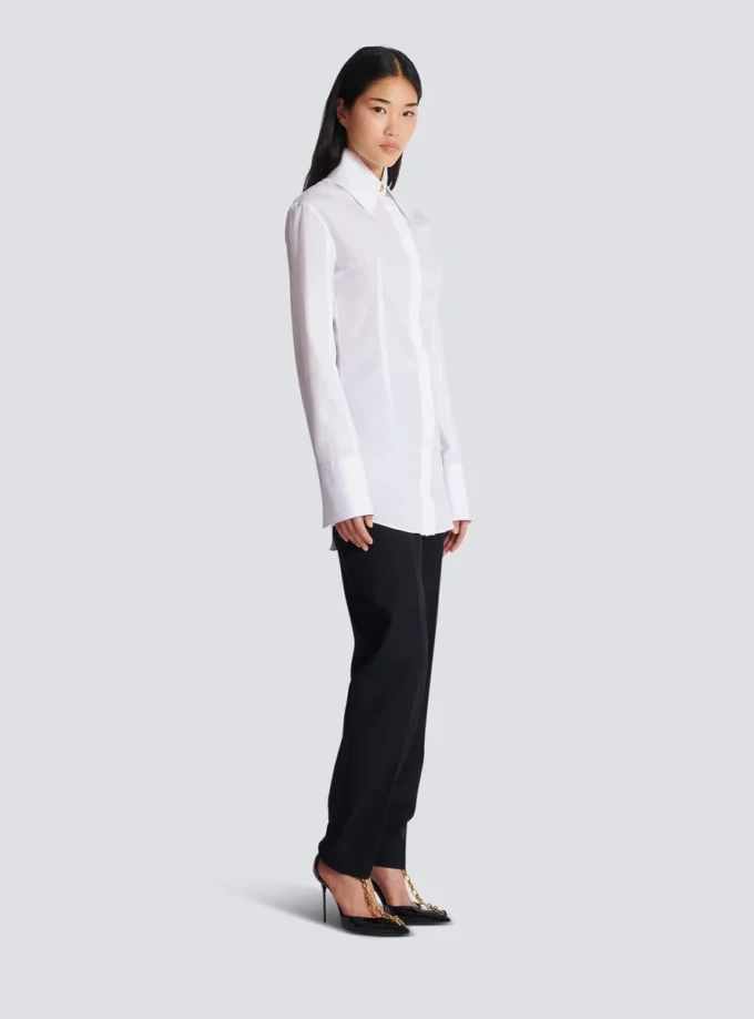 Cotton poplin shirt