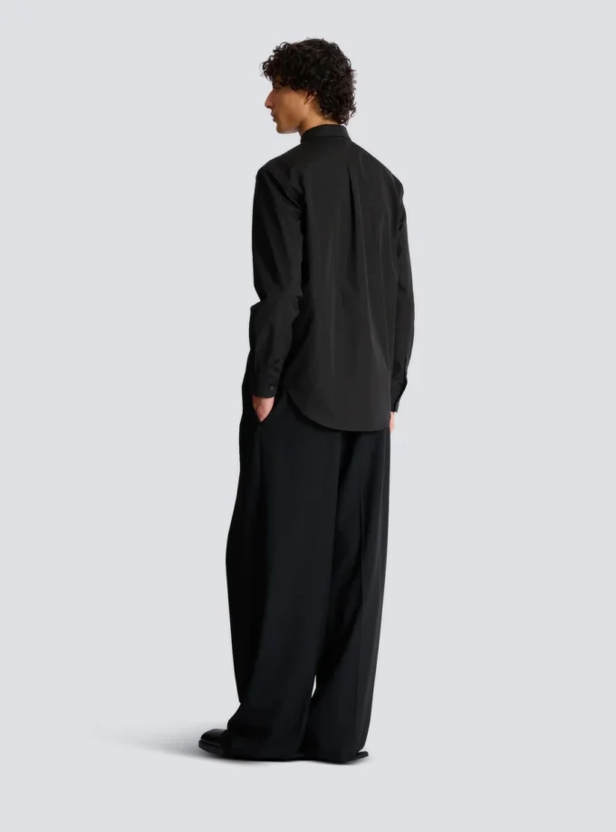 Cotton poplin shirt
