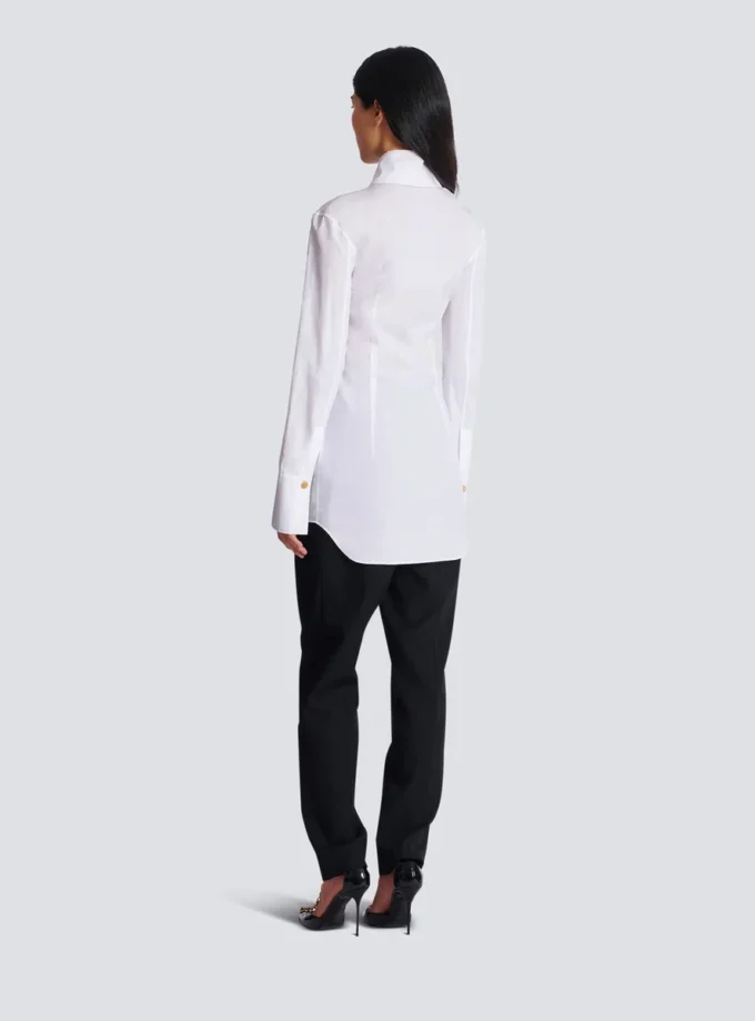 Cotton poplin shirt
