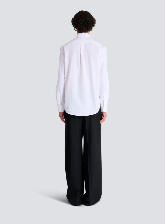 Cotton poplin shirt