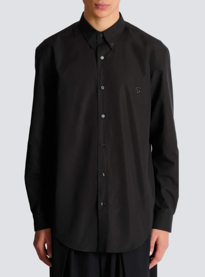 Cotton poplin shirt