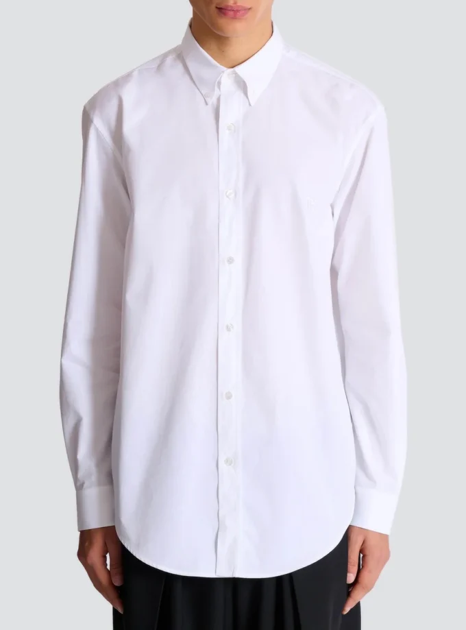 Cotton poplin shirt