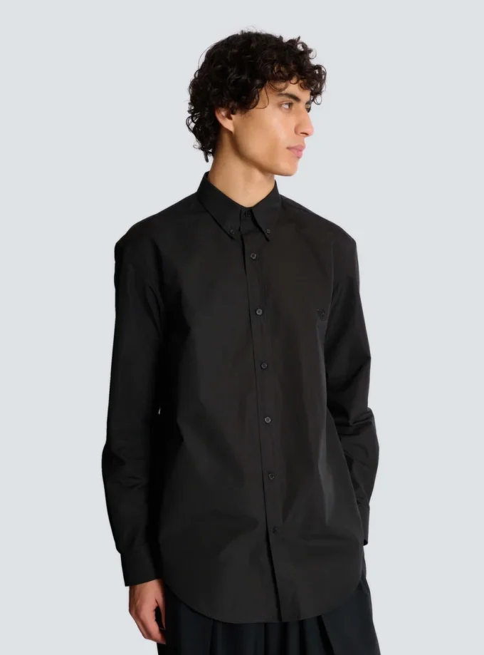 Cotton poplin shirt