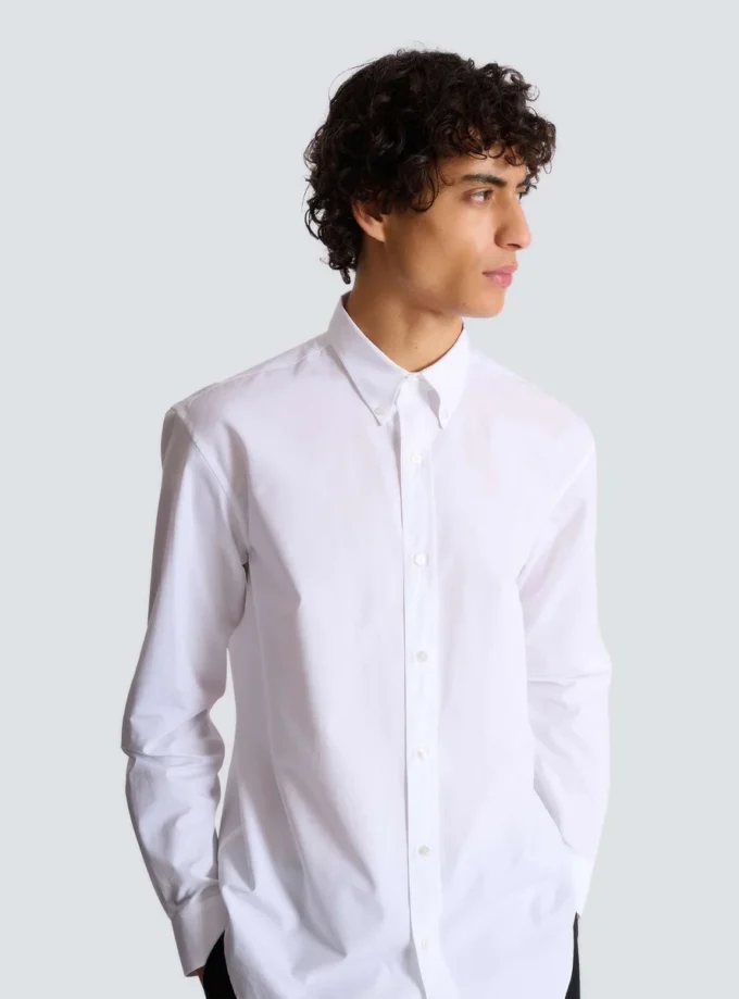 Cotton poplin shirt