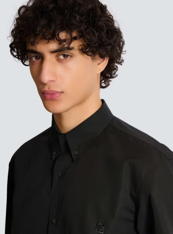 Cotton poplin shirt