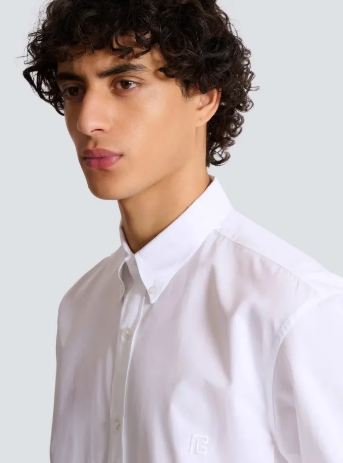 Cotton poplin shirt
