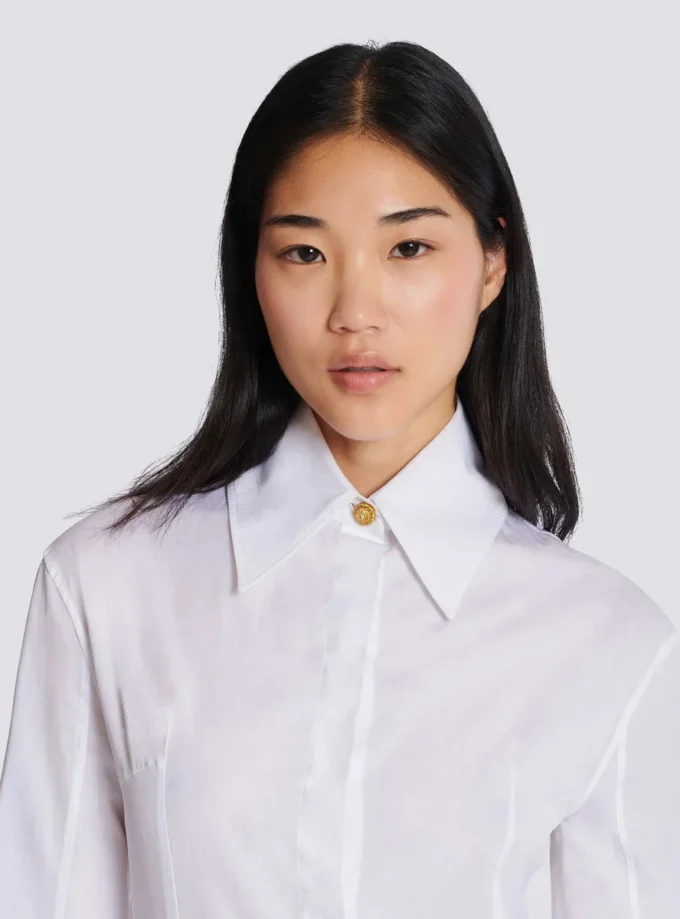 Cotton poplin shirt