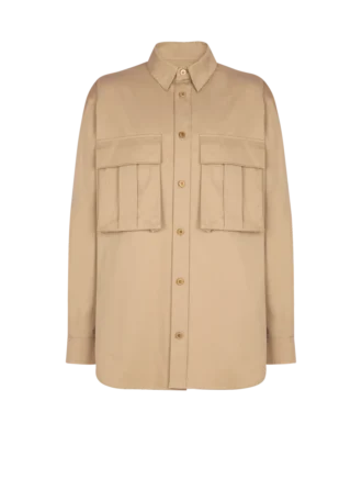 Cotton safari shirt