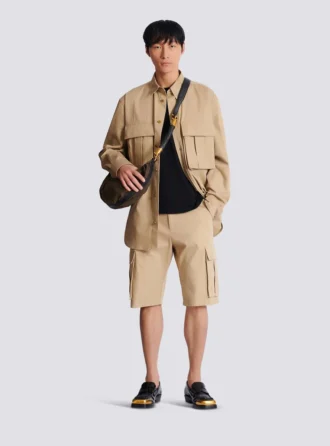 Cotton safari shirt