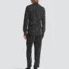Cotton shirt with crystal stripes