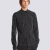 Cotton shirt with crystal stripes